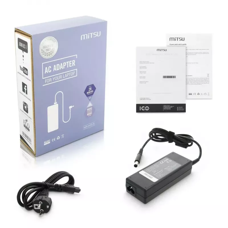 Netzteil MITSU ZM/DEL19546 19.5V 4.62A für Dell Laptops (Modell 5ZM019)