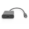 DIGITUS USB Type-C auf HDMI Adapter, 4K/30Hz Kabellänge: 20cm schwarz