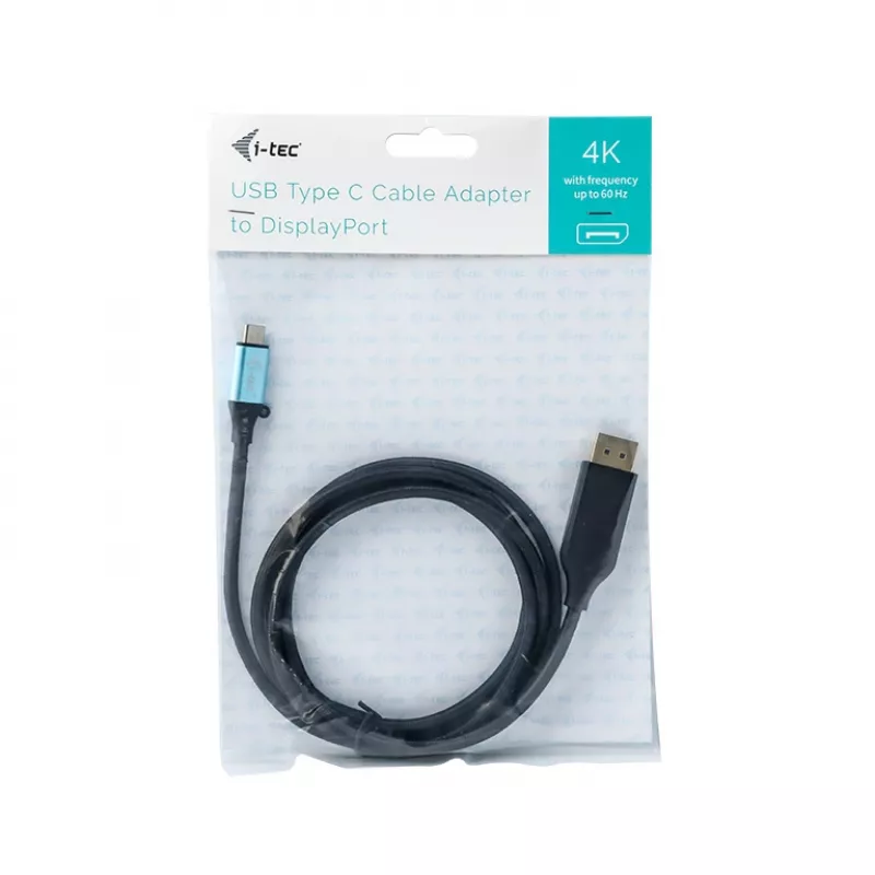i-tec USB-C DisplayPort Kabeladapter 4K / 60 Hz 150cm