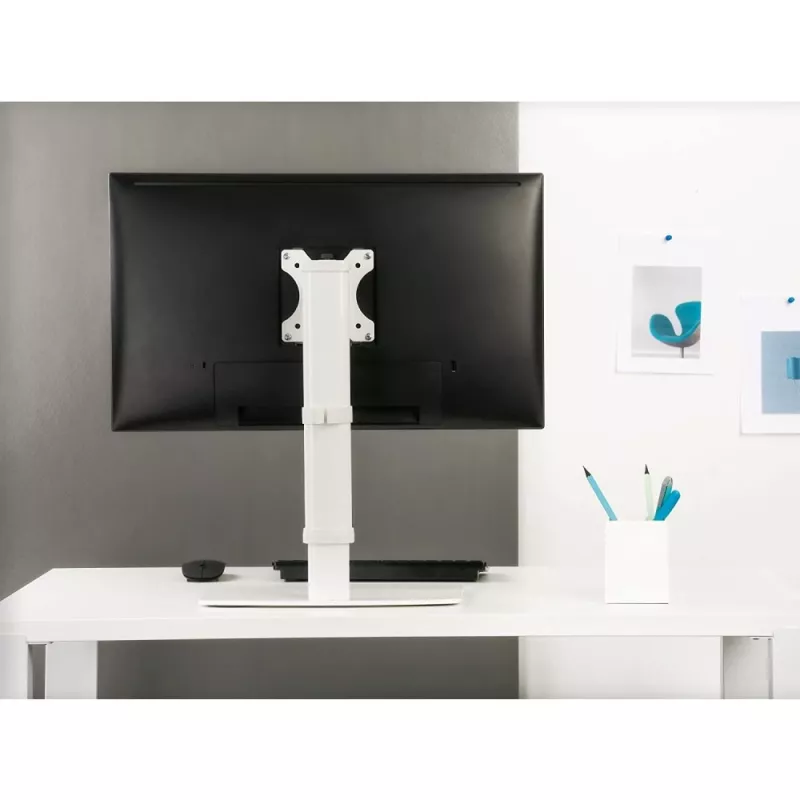 Techly ICA-LCD 260 Monitorhalterung / Ständer 68,6 cm (27 Zoll) Schreibtisch Weiß