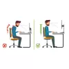Techly ICA-LCD 260 Monitorhalterung / Ständer 68,6 cm (27 Zoll) Schreibtisch Weiß