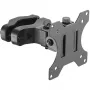 Techly ICALCD100BK Tischhalterung Schwarz