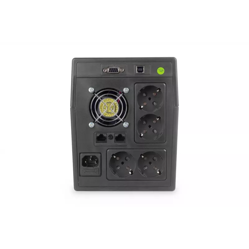 DIGITUS Line-Interact.USV 1500 VA/900 W 12 V/9 Ah x2 4x CEE7/7 AVR USB