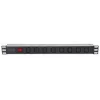 Intellinet 19 Zoll 1U Rackmount 8-fach C13 Power Distribution Unit (PDU) mit abnehmbarem Netzkabel und rückseitigem C20 Eingang