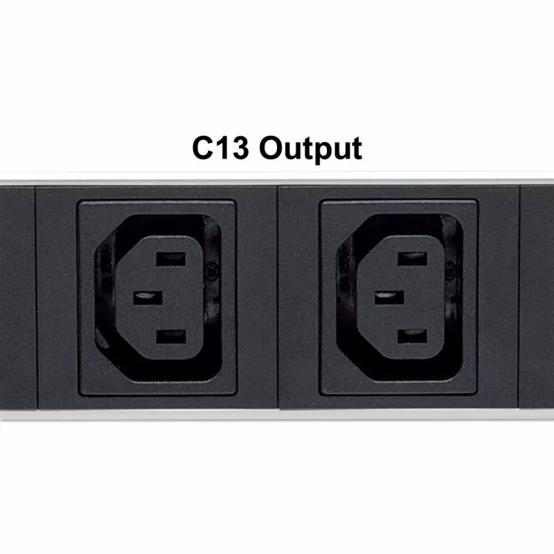 Intellinet 19 inch Intelligente 8-Port-PDU, 19 inch Rack-montierbare C13 Intelligente Stromverteilereinheit; überwacht Leistung, Temperatur und Luftfeuchtigkeit