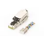 DIGITUS CAT6a Feldkonfektionierbarer Stecker - STP, Staubschutzkappe, Knickschutz