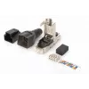 DIGITUS CAT6a Feldkonfektionierbarer Stecker - STP, Staubschutzkappe, Knickschutz