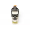 DIGITUS CAT6a Feldkonfektionierbarer Stecker - STP, Staubschutzkappe, Knickschutz