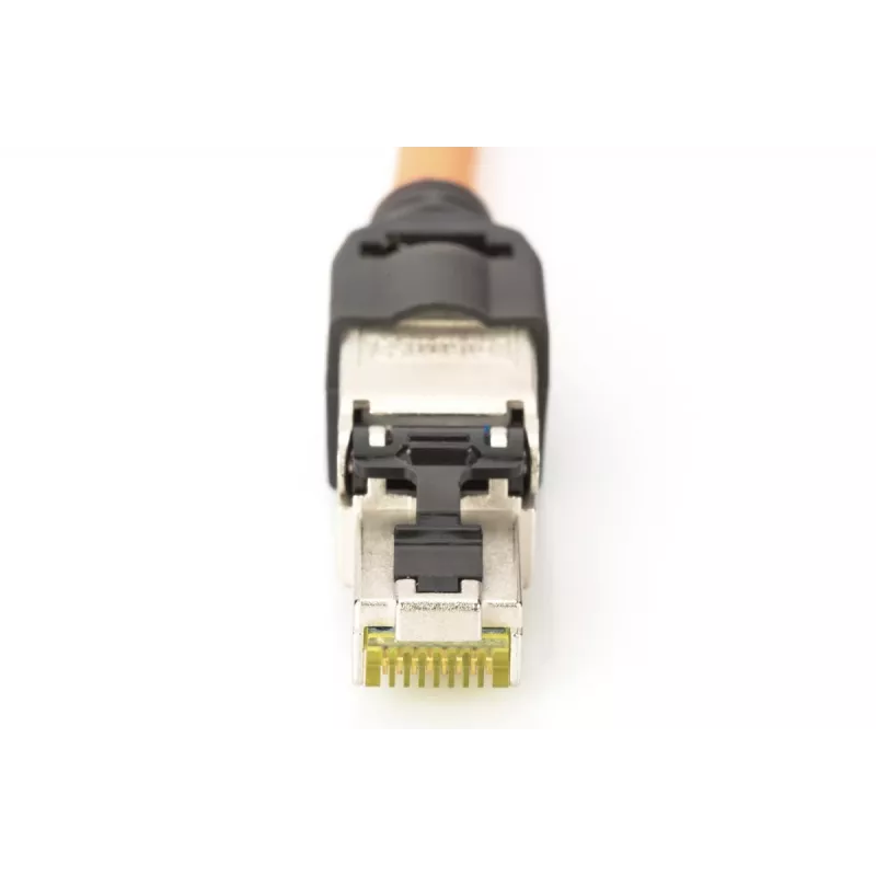 DIGITUS CAT6a Feldkonfektionierbarer Stecker - STP, Staubschutzkappe, Knickschutz