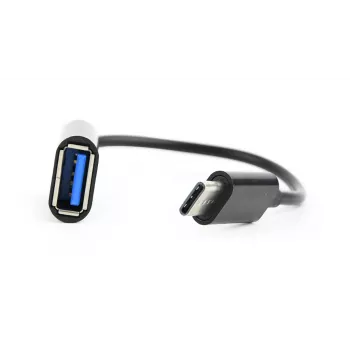GEMBIRD USB 2.0 OTG Typ-C auf USB Typ-A Kabel (CM/AF), Blister