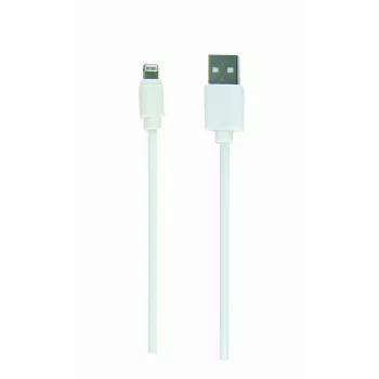 GEMBIRD USB-auf-8-Pin Lade- und Datenkabel, 1m – Weiß