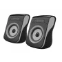 Lautsprecher 2.0 USB Flamenco schwarz/grau, EP140KE, 6W