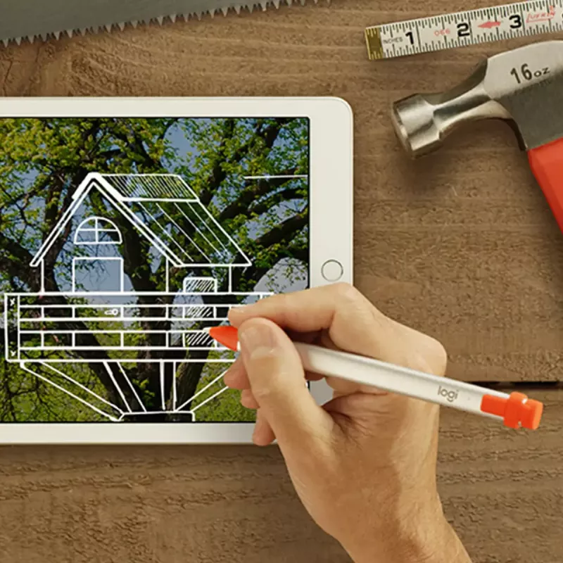 LOGITECH Crayon Digitaler Stift für iPad Orange