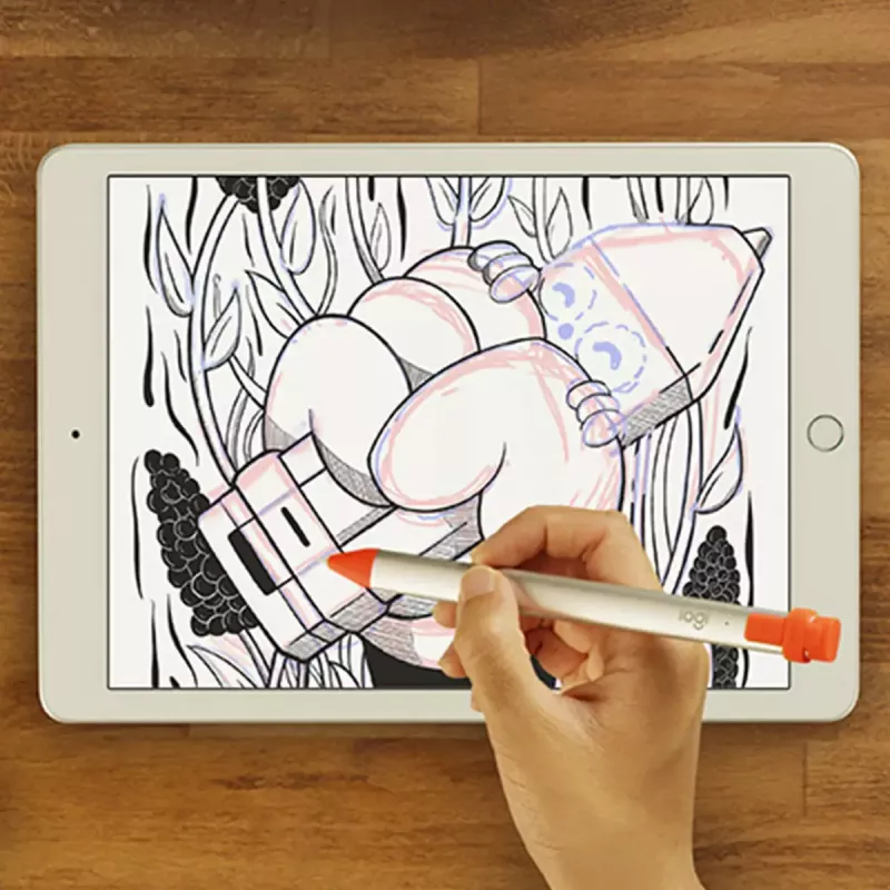 LOGITECH Crayon Digitaler Stift für iPad Orange
