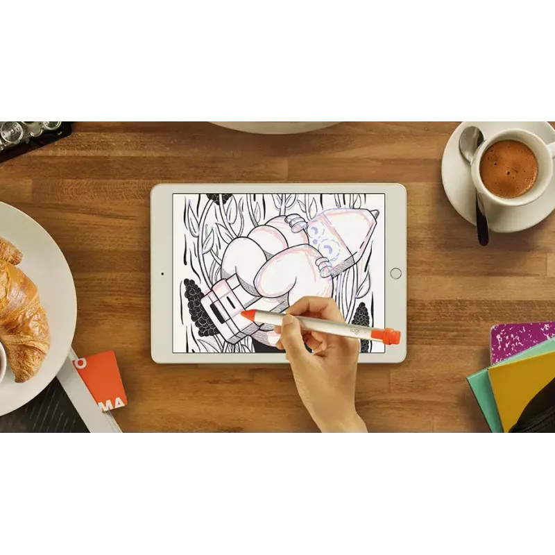 LOGITECH Crayon Digitaler Stift für iPad Orange