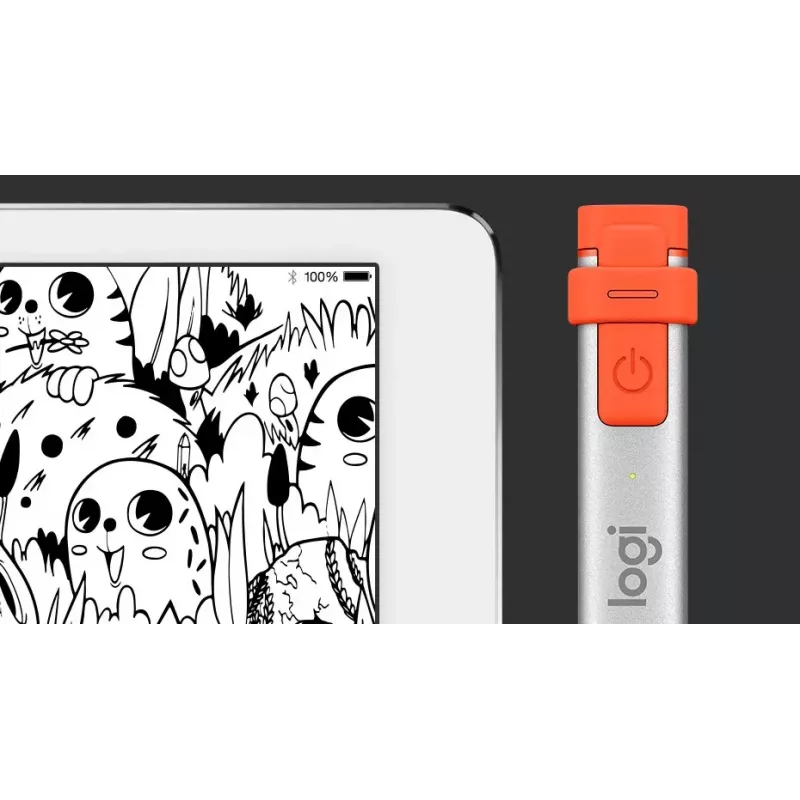 LOGITECH Crayon Digitaler Stift für iPad Orange
