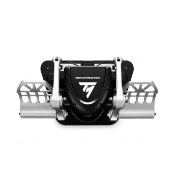 Thrustmaster TPR Rudder Schwarz, Silver USB Flight Sim Analogue PC