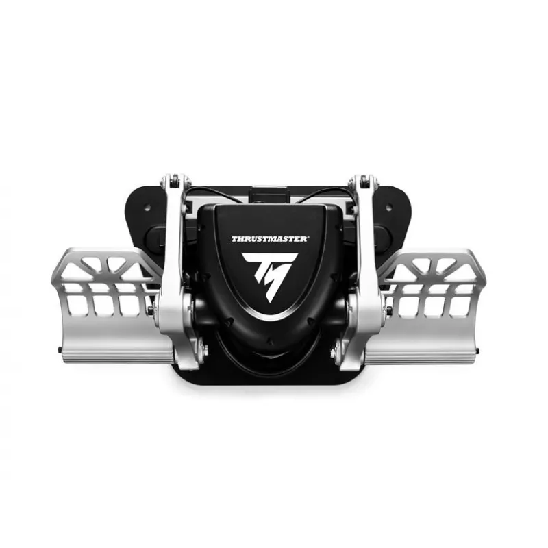 Thrustmaster TPR Rudder Schwarz, Silver USB Flight Sim Analogue PC