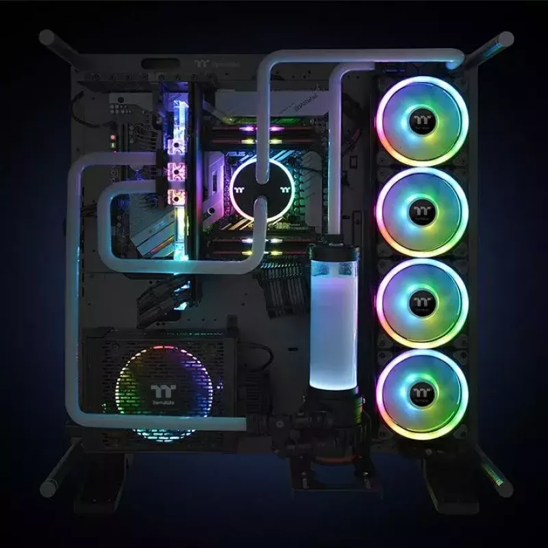 Thermaltake Riing Trio 12 LED RGB Radiatorlüfter, TT Premium Edition