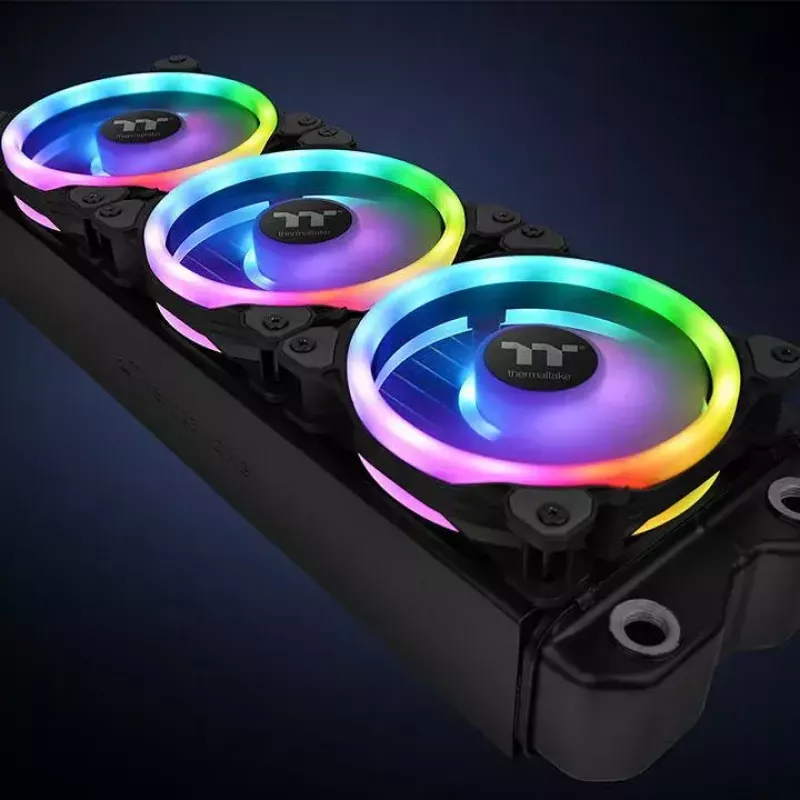 Thermaltake Riing Trio 12 LED RGB Radiatorlüfter, TT Premium Edition