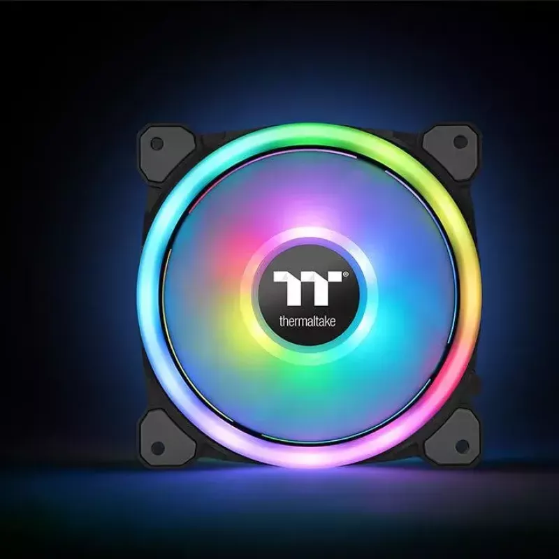 Thermaltake Riing Trio 12 LED RGB Radiatorlüfter, TT Premium Edition