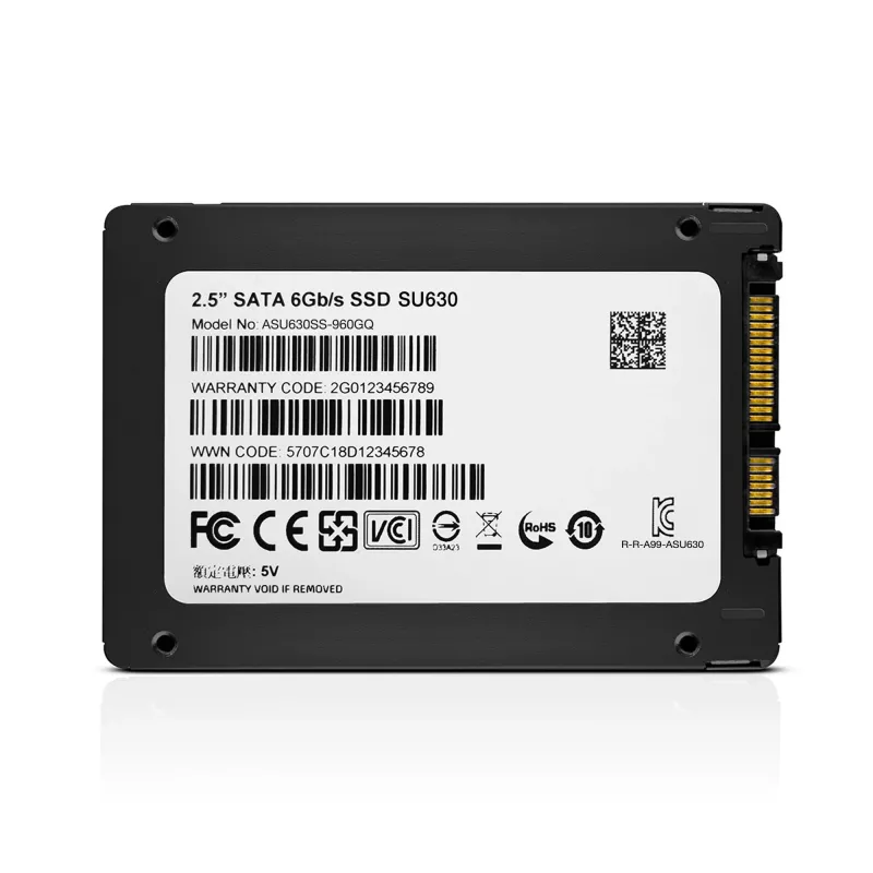 ADATA ULTIMATE SU630 960 GB 2.5 Zoll Serial ATA 3D2 QLC