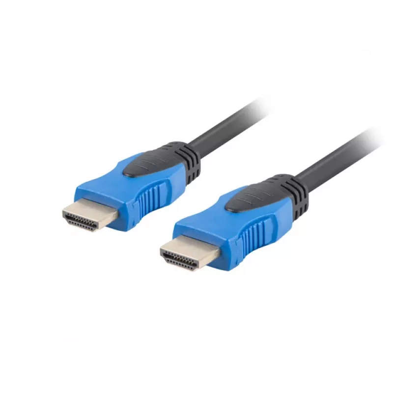 LANBERG HDMI-Kabel - Stecker/Stecker V2.0 4K Cu Schwarz 1,8m