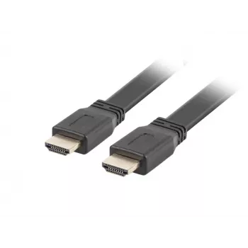 HDMI-Kabel LANBERG CA-HDMI-21CU-0018-BK 1,8 m – HDMI 2.0, 18 Gbit/s, ARC, Ethernet, vergoldet