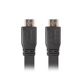 HDMI-Kabel LANBERG CA-HDMI-21CU-0018-BK 1,8 m – HDMI 2.0, 18 Gbit/s, ARC, Ethernet, vergoldet