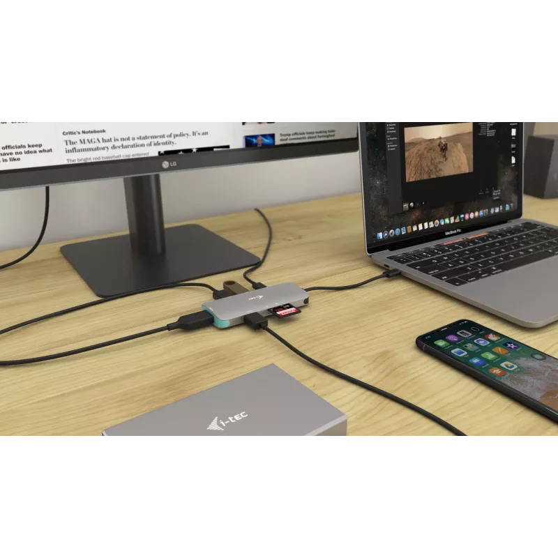 Dockingstation i-tec Metal USB-C Nano Dock 4K HDMI + Power Delivery 100 W