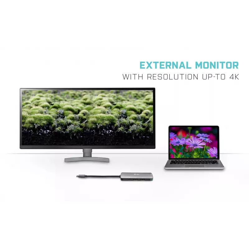 Dockingstation i-tec Metal USB-C Nano Dock 4K HDMI + Power Delivery 100 W