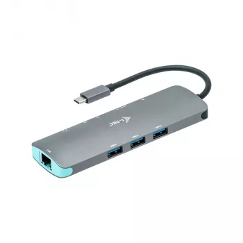Docking Station i-tec Metal USB-C Nano Docking Station 4K HDMI LAN Power Delivery 100 W