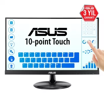 ASUS VT229H Computer Monitor 54,6 cm (21,5 Zoll) 1920 x 1080 Pixel Full HD LED Touchscreen Schwarz