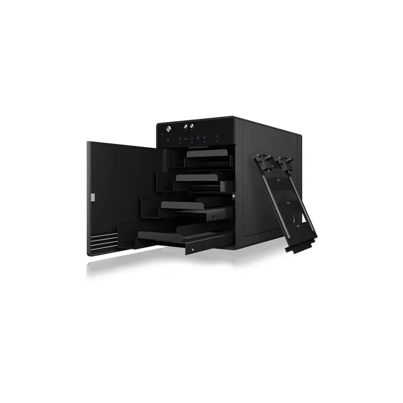 ICY BOX IB-3740-C31 HDD/SSD-Gehäuse Schwarz 2,5/3,5 Zoll