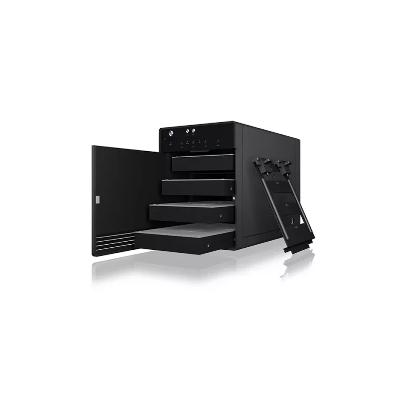 ICY BOX IB-3740-C31 HDD/SSD-Gehäuse Schwarz 2,5/3,5 Zoll