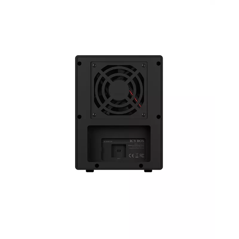 ICY BOX IB-3740-C31 HDD/SSD-Gehäuse Schwarz 2,5/3,5 Zoll