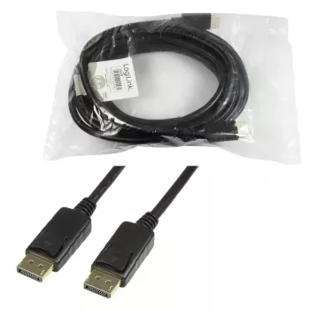 DisplayPort-Kabel LogiLink CV0076 7,5 m Schwarz