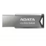 CompactFlash USB-Stick ADATA UV250 64 GB, silber, 45,4×14,9×5,35 mm, 5,6 g