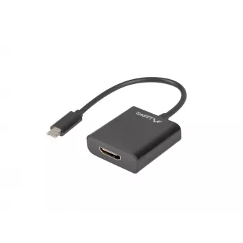 USB-Grafikadapter LANBERG AD-UC-HD-01, schwarz, Stecker/Buchse