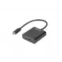 USB-Grafikadapter LANBERG AD-UC-HD-01, schwarz, Stecker/Buchse