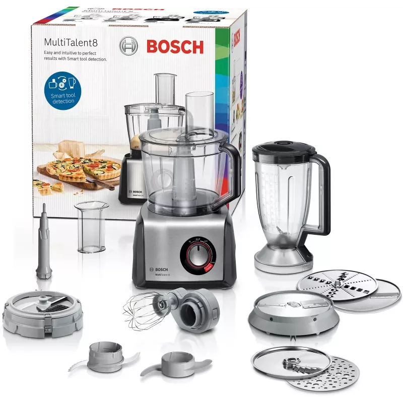 Bosch MC812M865 Küchenmaschine 1250 W 3,9 L Schwarz, Edelstahl