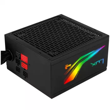 Aerocool LUXRGB550M RGB Modular PC-Netzteil 550W 80Plus Bronze 230V Schwarz