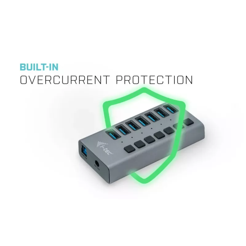 i-tec USB 3.0 Charging HUB 7port + Power Adapter 36 W