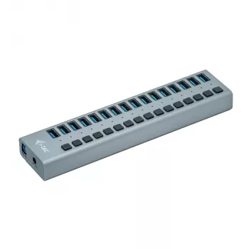 i-tec USB 3.0 Lade-HUB 16 Port + Netzteil 90 W