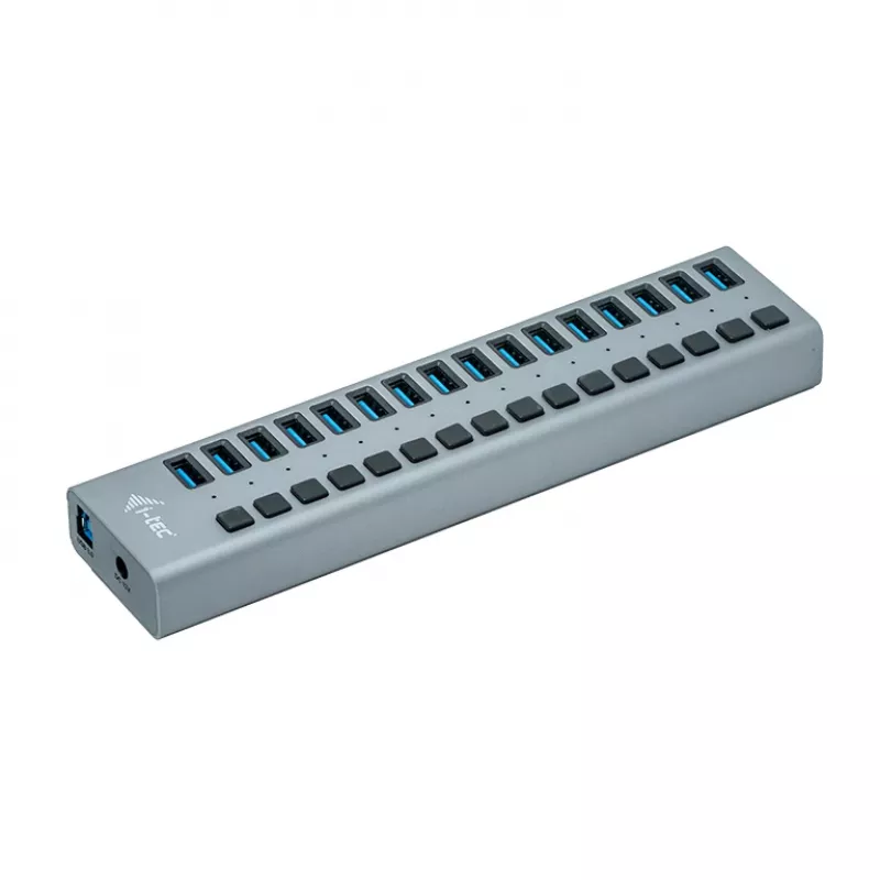 i-tec USB 3.0 Lade-HUB 16 Port + Netzteil 90 W