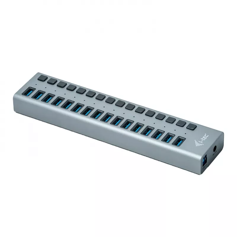 i-tec USB 3.0 Lade-HUB 16 Port + Netzteil 90 W