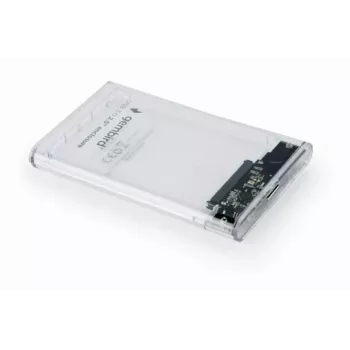 GEMBIRD USB 3.0 Gehäuse für 2,5 Zoll SATA HDD 9,5 mm, durchsichtiger Kunststoff