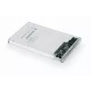 GEMBIRD USB 3.0 Gehäuse für 2,5 Zoll SATA HDD 9,5 mm, durchsichtiger Kunststoff
