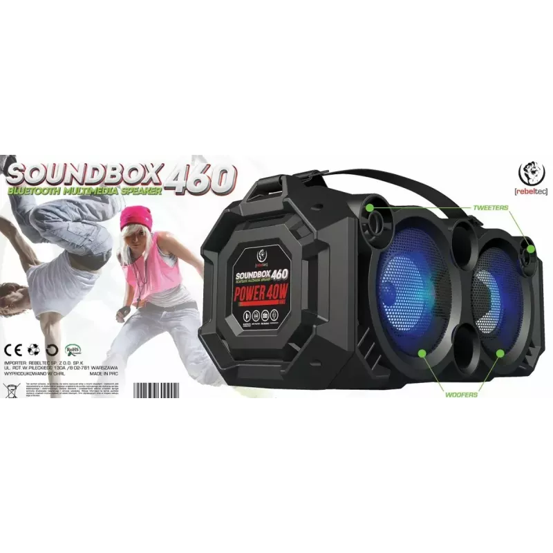 Bluetooth-Lautsprecher SoundBox 460, Schwarz