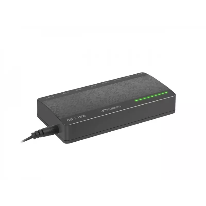 LANBERG Switch Dsp1-1008 8x 1gb/s Unmanaged Gigabit Ethernet Desktop 5v